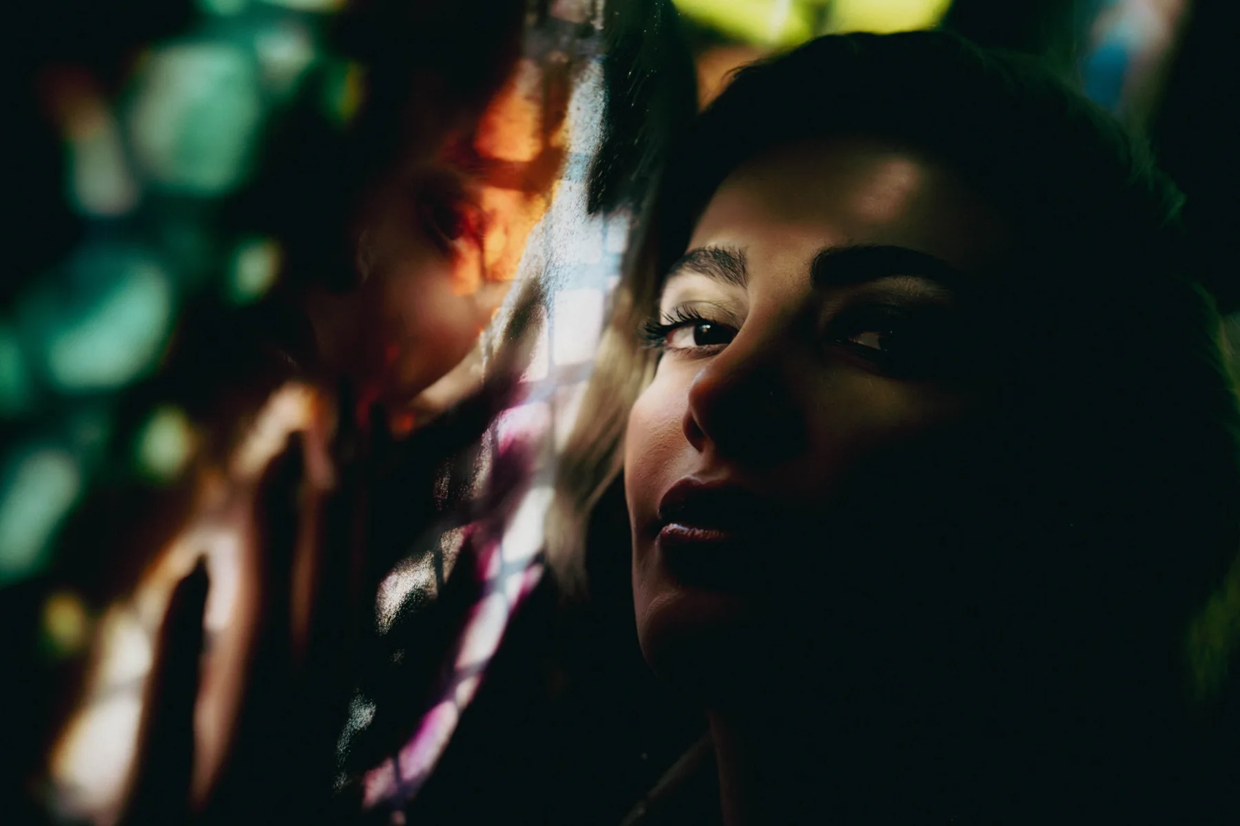 Portrait in dramatic natural light